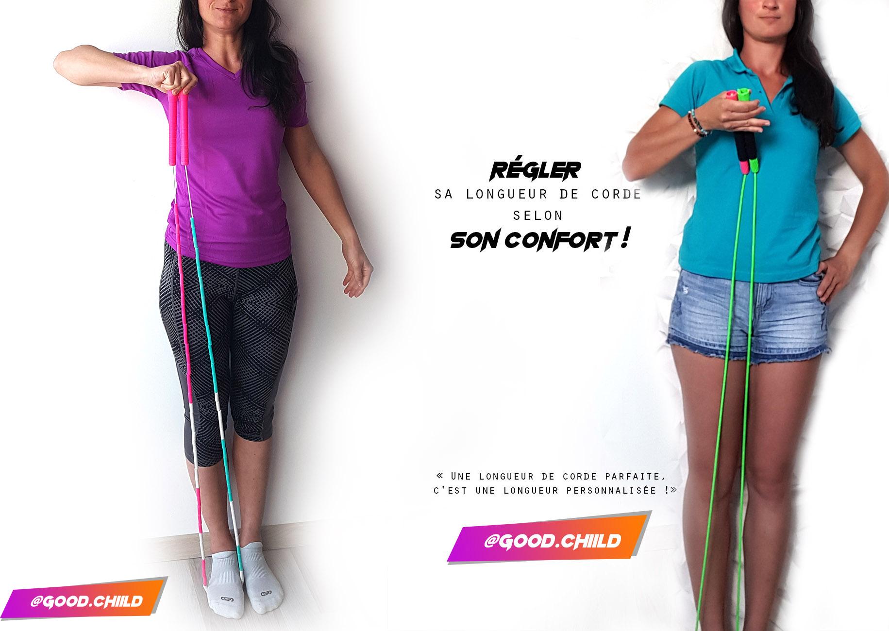 Comment déterminer la bonne longueur pour votre corde à sauter ? – Fit  Super-Humain