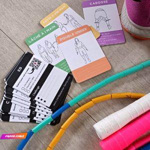 Jeu de cartes + corde à sauter