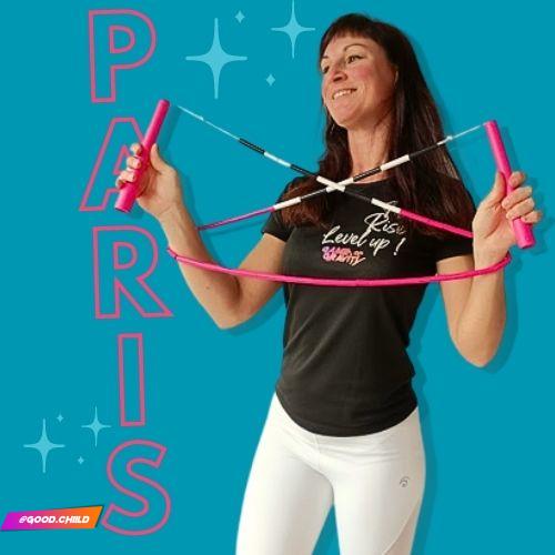 corde à sauter perles premium - Paris - Fanny Goodchild alsace rose bonbon