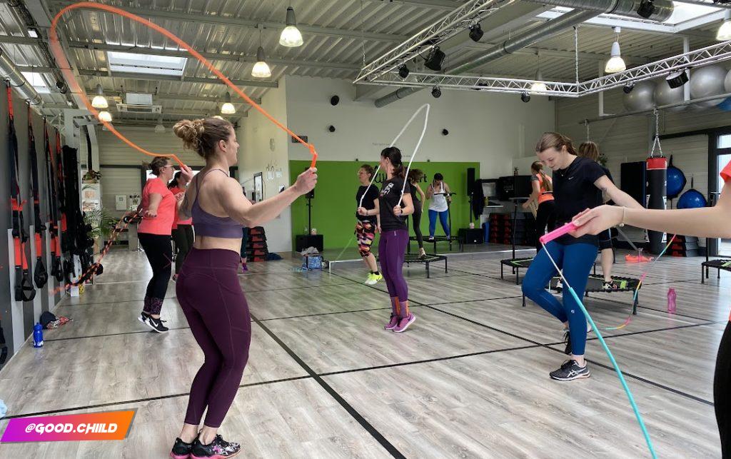 échauffement corde à sauter - fanny goodchild jump rope alsace