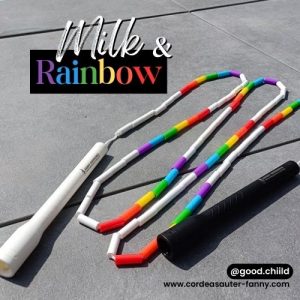 Milk & Rainbow – corde perles