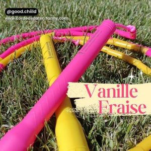 Vanille Fraise – corde perles