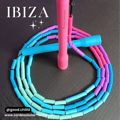 Ibiza - corde à sauter perles rigides - goodchild jump rope alsace