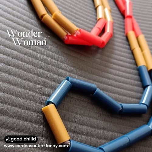 corde à sauter Wonder Woman - fanny goodchild jump rope alsace