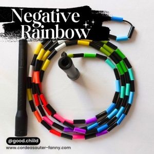 Negative Rainbow – corde perles