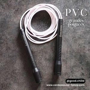 Corde à sauter PVC – grandes poignées