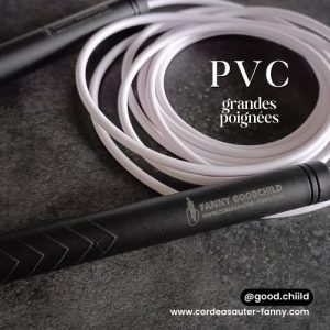 Corde à sauter PVC – grandes poignées