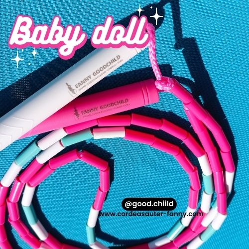 Baby doll - corde à sauter perles - fanny goodchild jump rope alsace