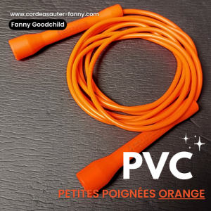 Corde à sauter PVC (petites) – orange
