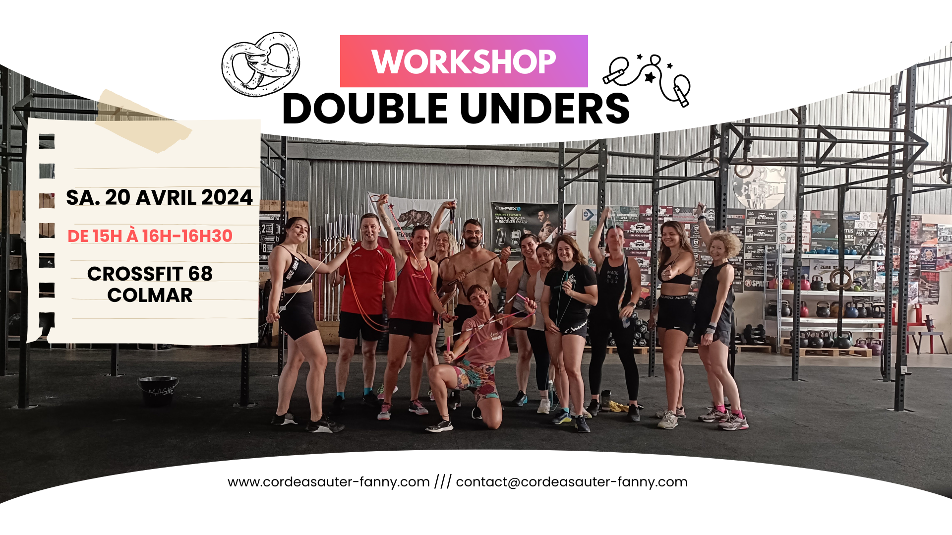 You are currently viewing Workshop Double Unders – avril 2024