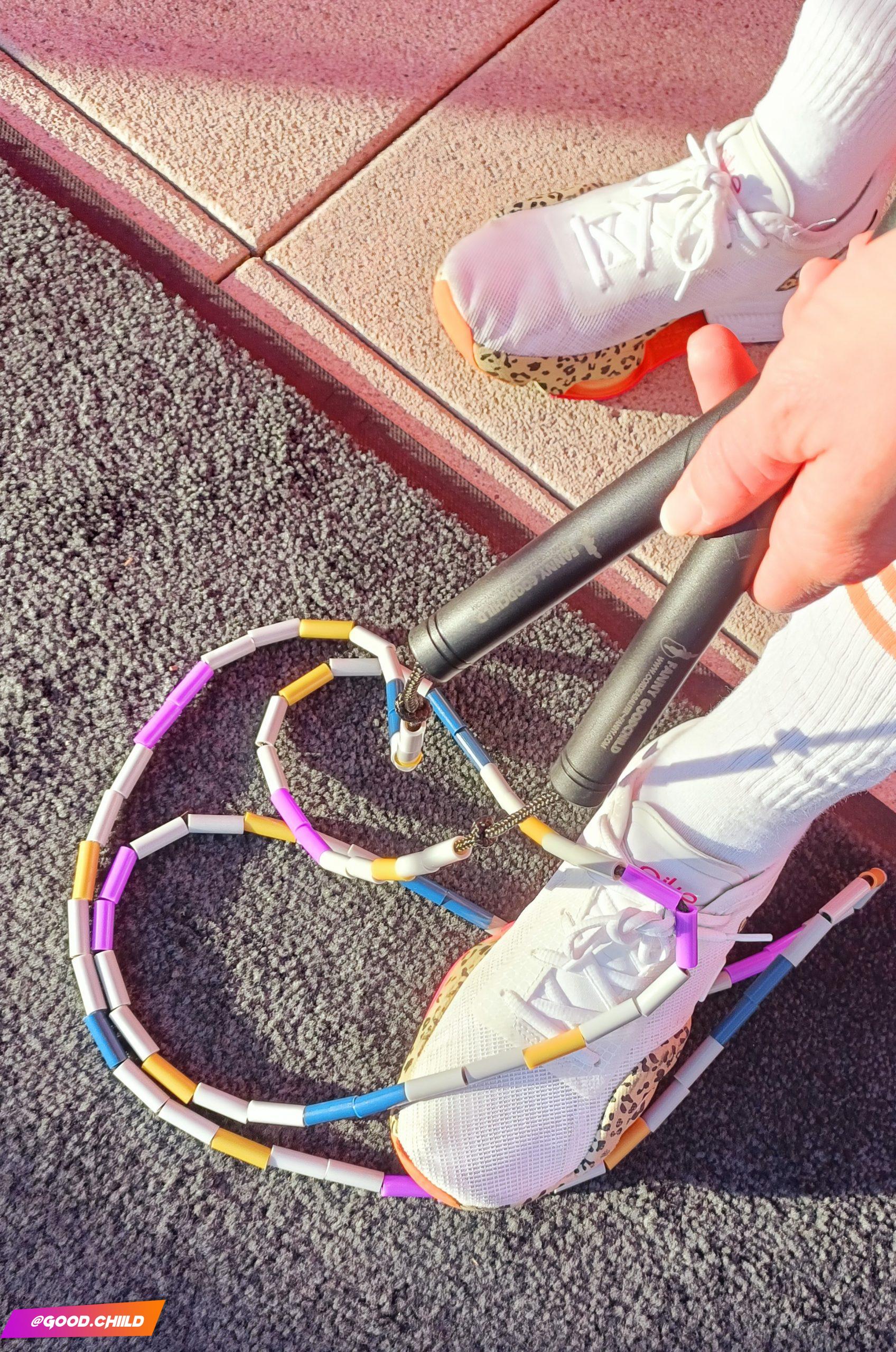 corde à sauter perles grandes poignées - fanny goodchild alsace jump rope