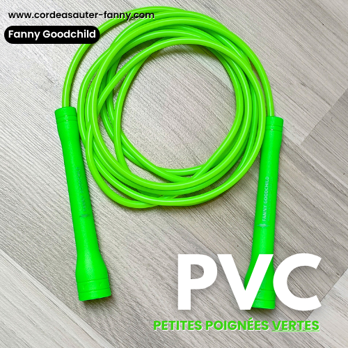 corde à sauter pvc petites poignées - vert fluo - fanny goodchild jump rope alsace (2)