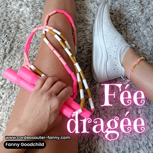 Fée Dragée - corde à sauter perles - Fanny Goodchild - Alsace